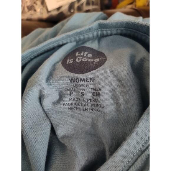 Life is Good long sleeve t-shirt tee classic fit You Complete Me Football blue - Picture 5 of 10